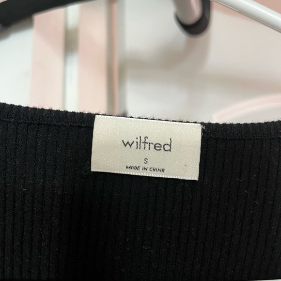 Aritzia Wilfred All Tied Up Sweater Crop Top - Picture 4 of 5
